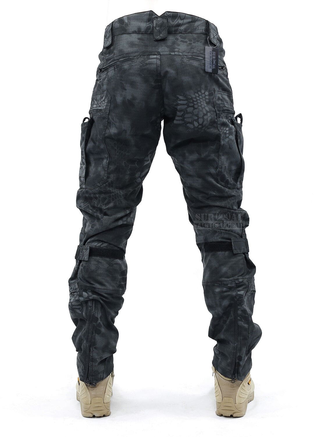 Pantalon cargo tactique avec protège-genoux pour l'extérieur et le travail