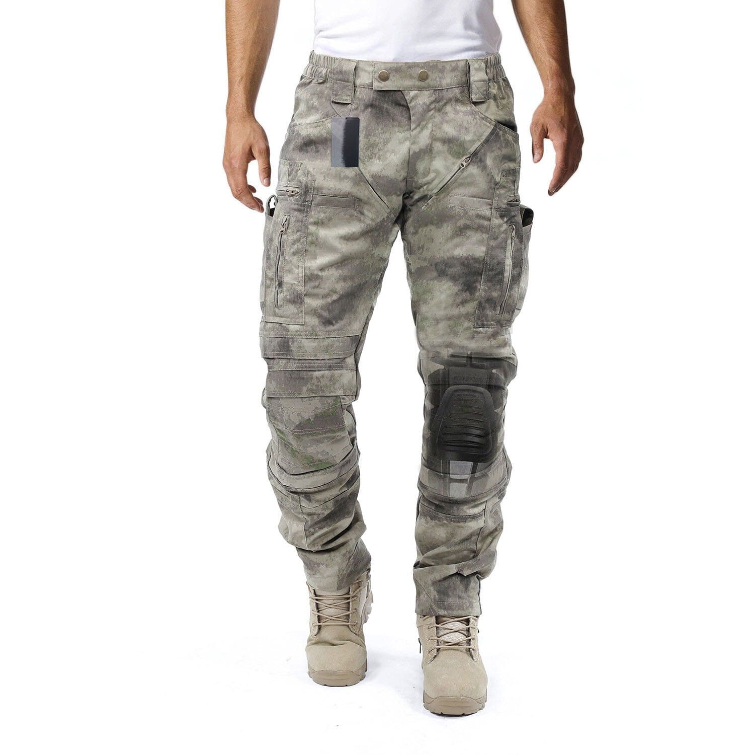 Pantalon cargo tactique avec protège-genoux pour l'extérieur et le travail