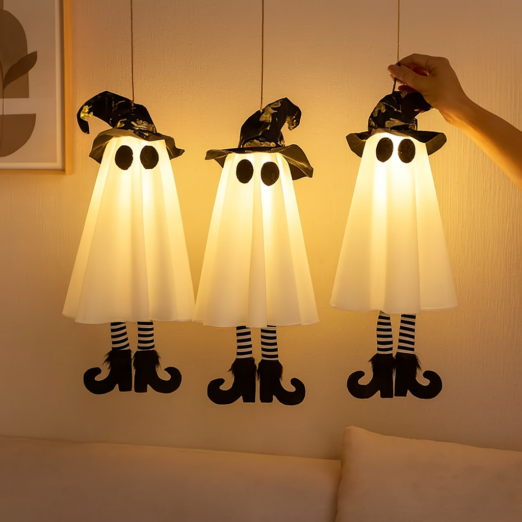 Hexora | Décoration suspendue LED activée par mouvement pour Halloween