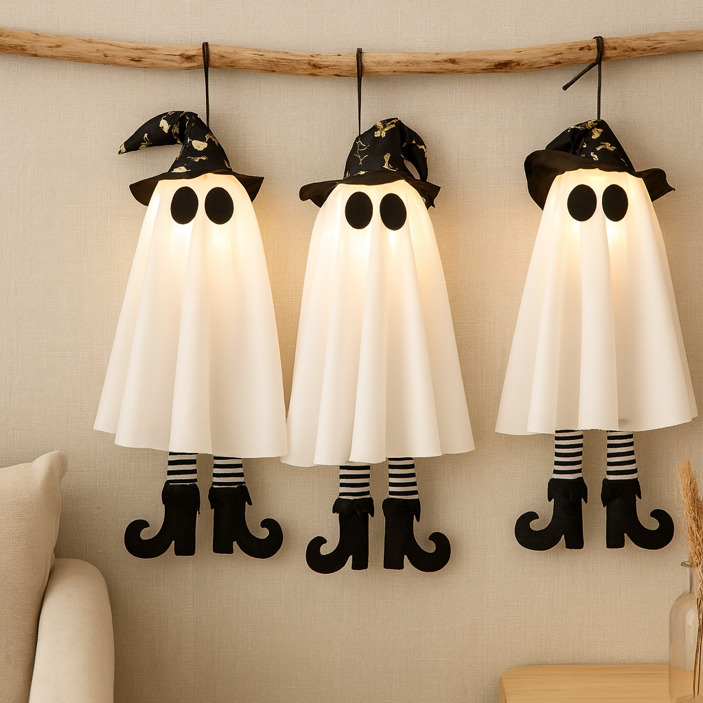Hexora | Décoration suspendue LED activée par mouvement pour Halloween