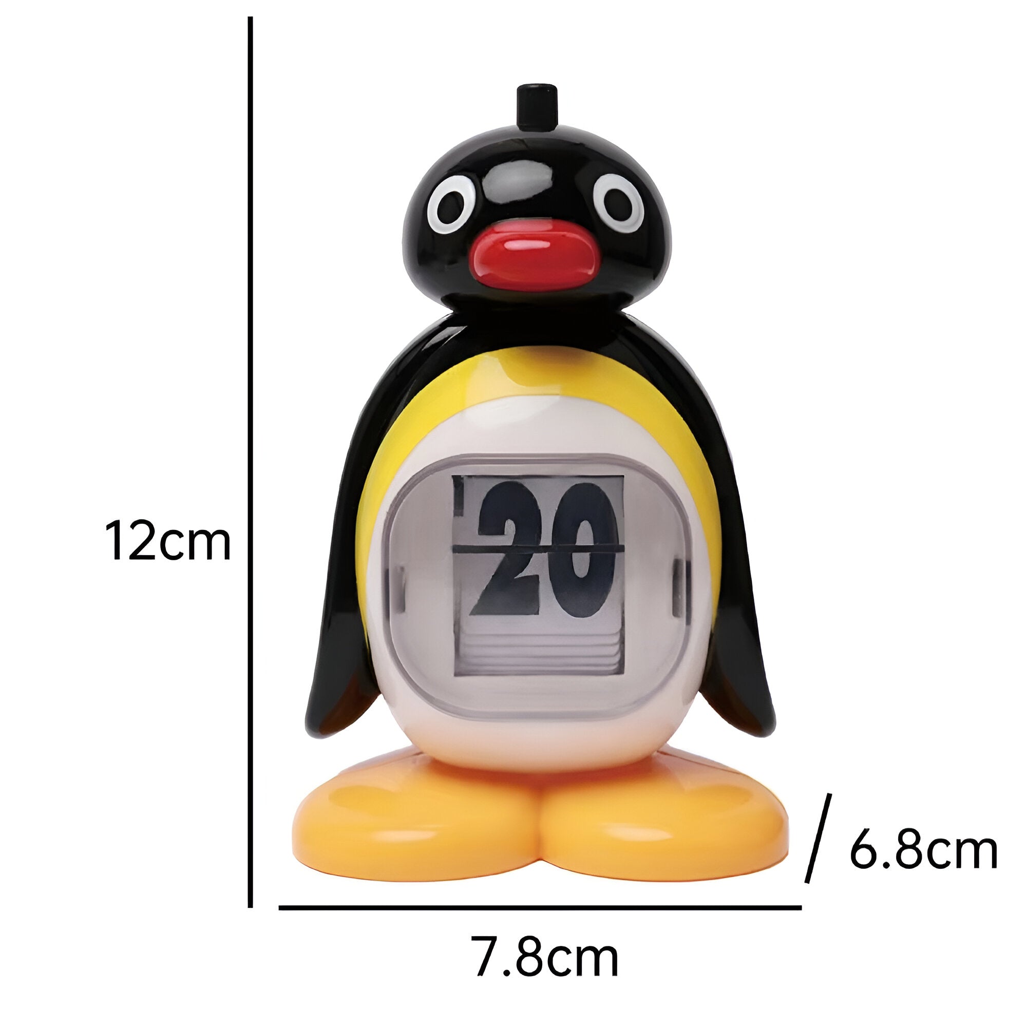 WaddleTime - Adorable calendrier de bureau à rabat Pingouin