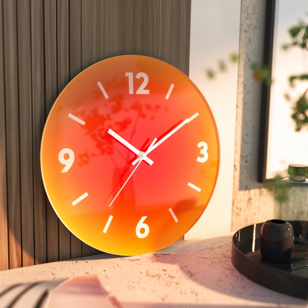 ClarityLux Horloge Murale Silencieuse - Élégant Montre Moderne pour Salon et Décoration
