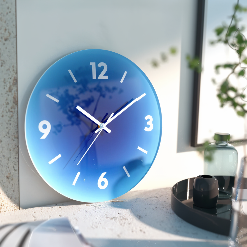 ClarityLux Horloge Murale Silencieuse - Élégant Montre Moderne pour Salon et Décoration