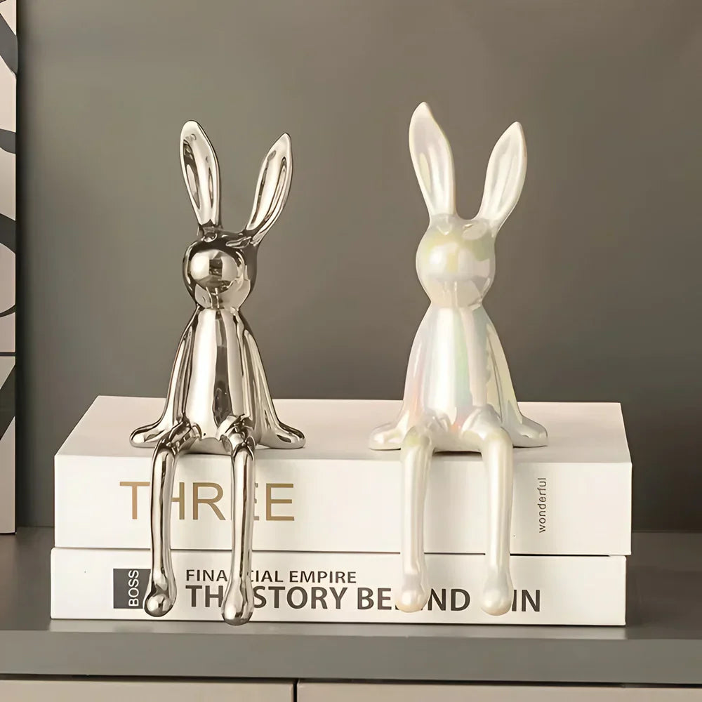 Figurine de lapin de Pâques moderne