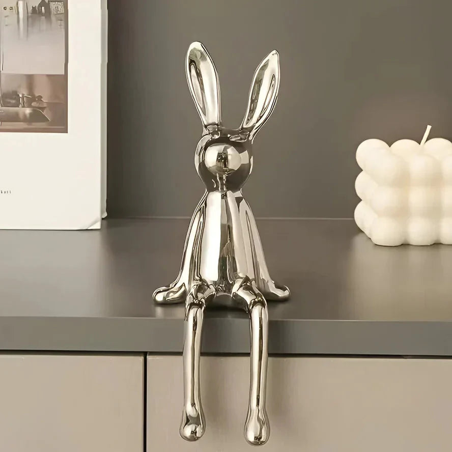Figurine de lapin de Pâques moderne