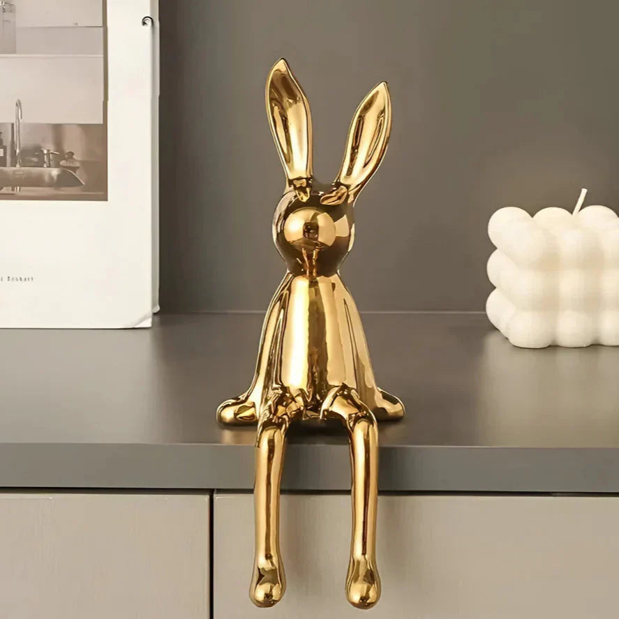 Figurine de lapin de Pâques moderne
