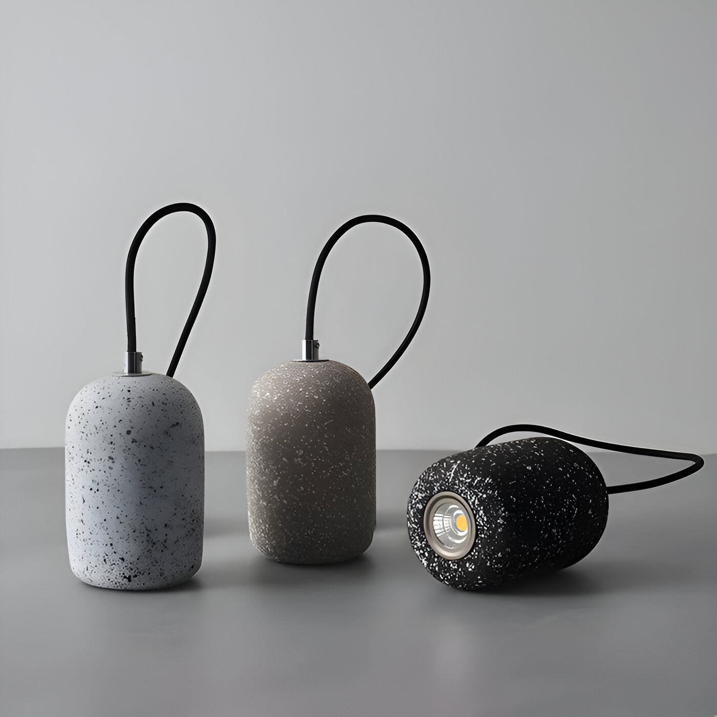 GrayoGlow – Luminaire suspendu antidérapant avec un bord moderne doux