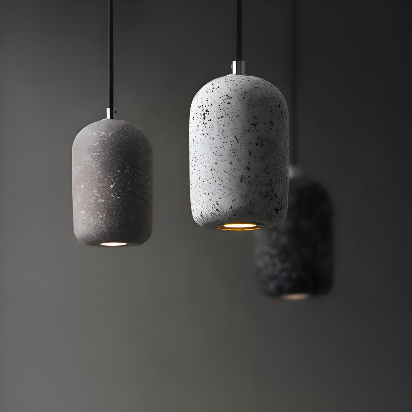 GrayoGlow – Luminaire suspendu antidérapant avec un bord moderne doux