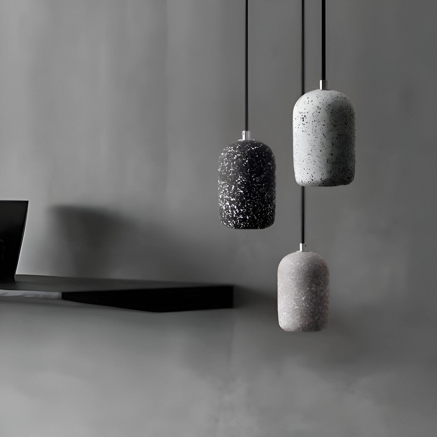 GrayoGlow – Luminaire suspendu antidérapant avec un bord moderne doux