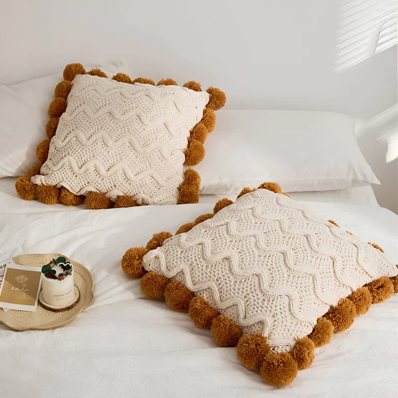 TasselNest - Housse de coussin décorative