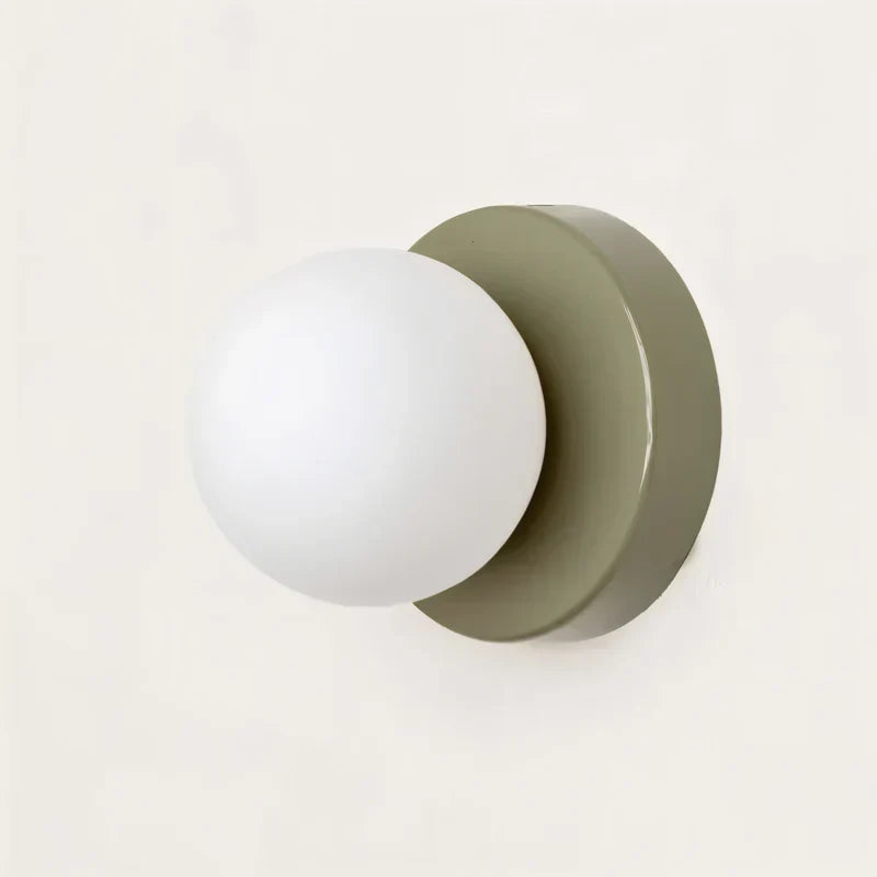 GlasGlow – Élégante Lampe Murale en Globe de Verre pour des Espaces Chic et Confortables
