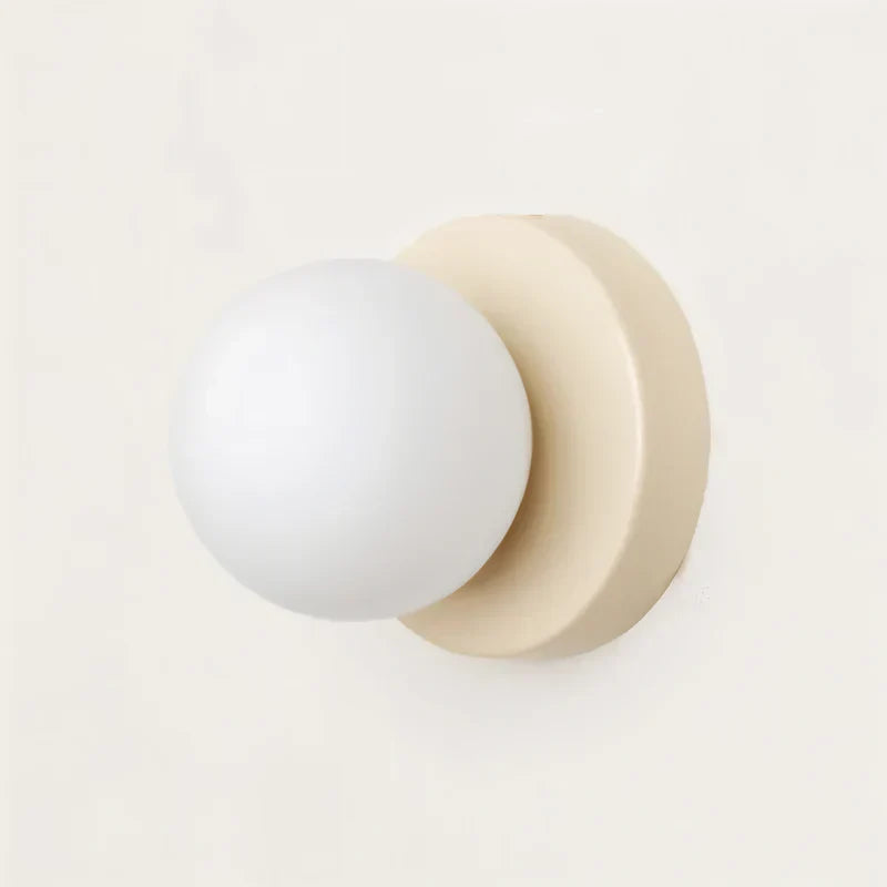 GlasGlow – Élégante Lampe Murale en Globe de Verre pour des Espaces Chic et Confortables