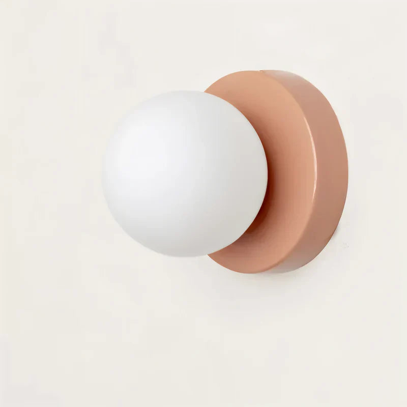 GlasGlow – Élégante Lampe Murale en Globe de Verre pour des Espaces Chic et Confortables