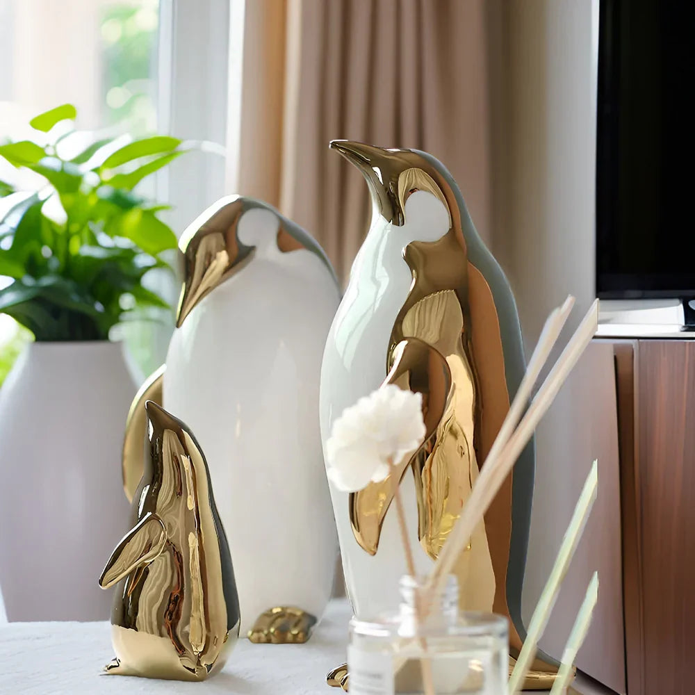 Figurine Pingouin ArcticElegance – Sculpture Moderne
