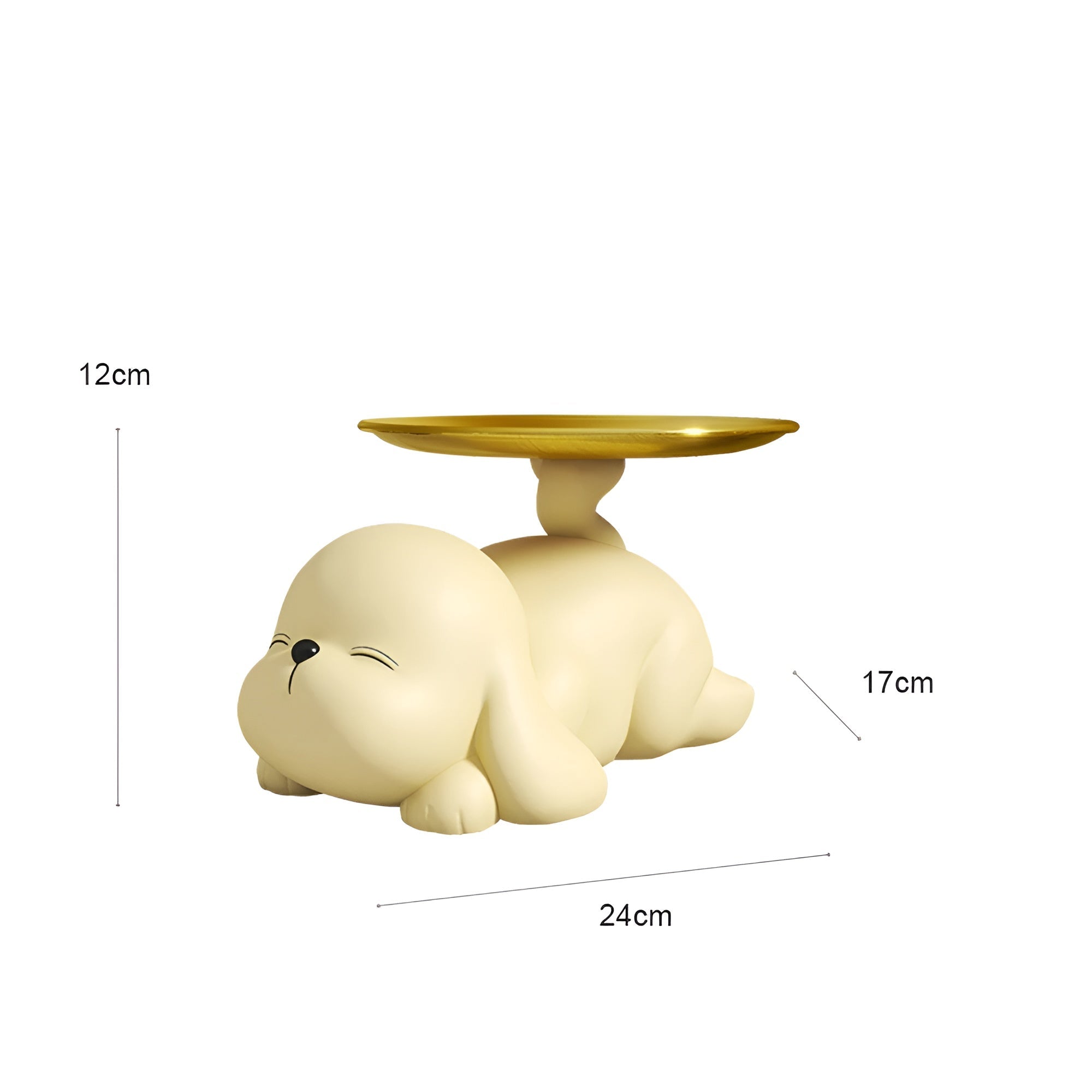 Plateau de support pour bol décoratif pour chien