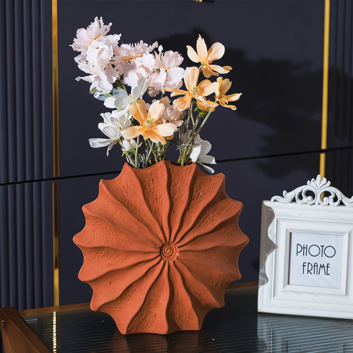 Vase Rétro Géométrique Foldedesign