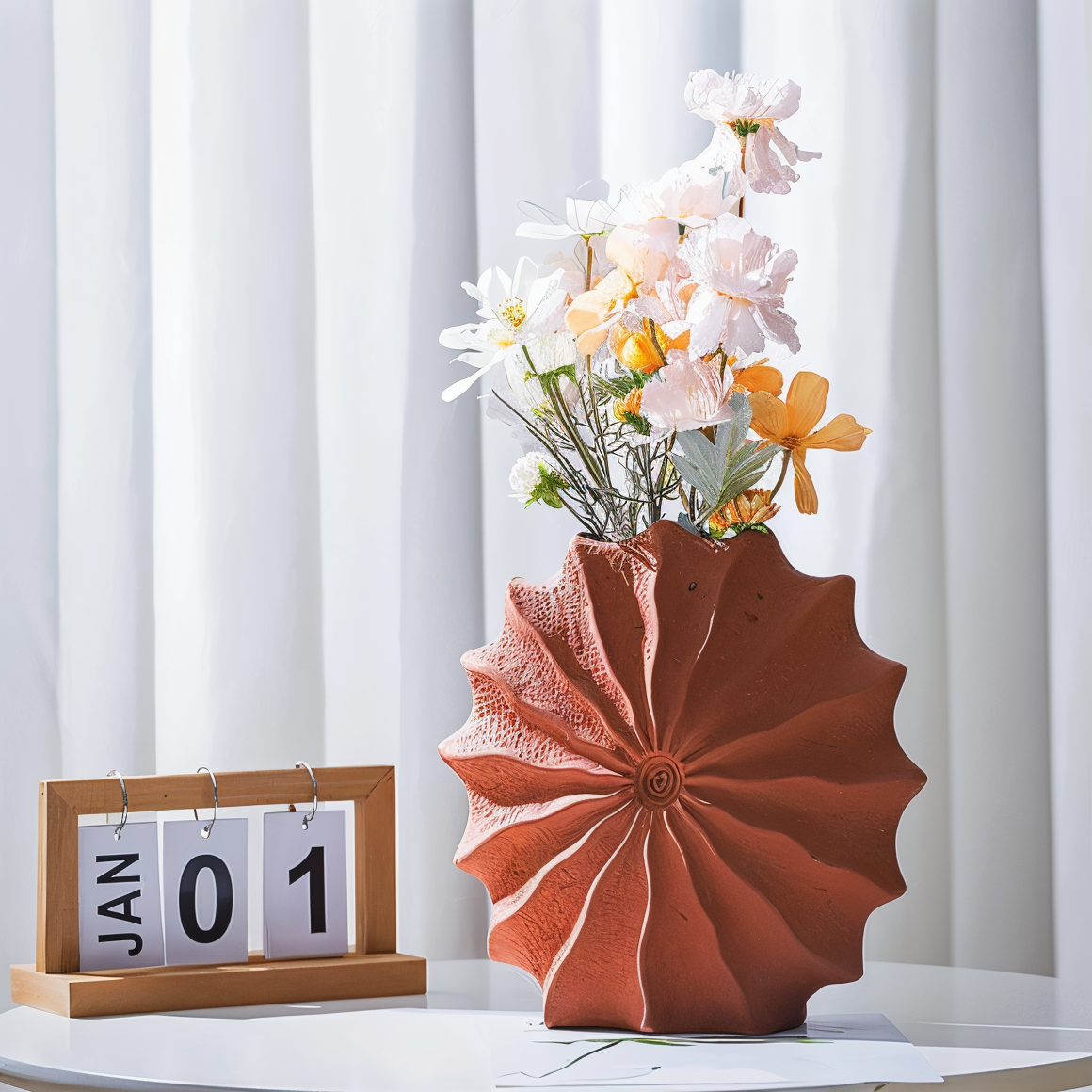 Vase Rétro Géométrique Foldedesign