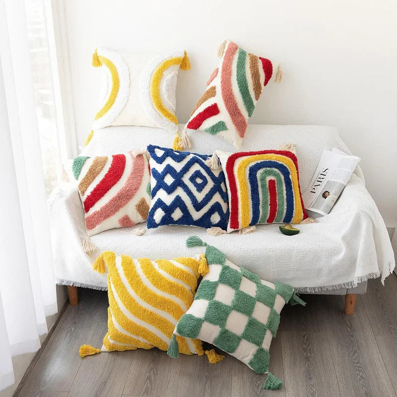 BohoLoom - Housse de coussin décorative