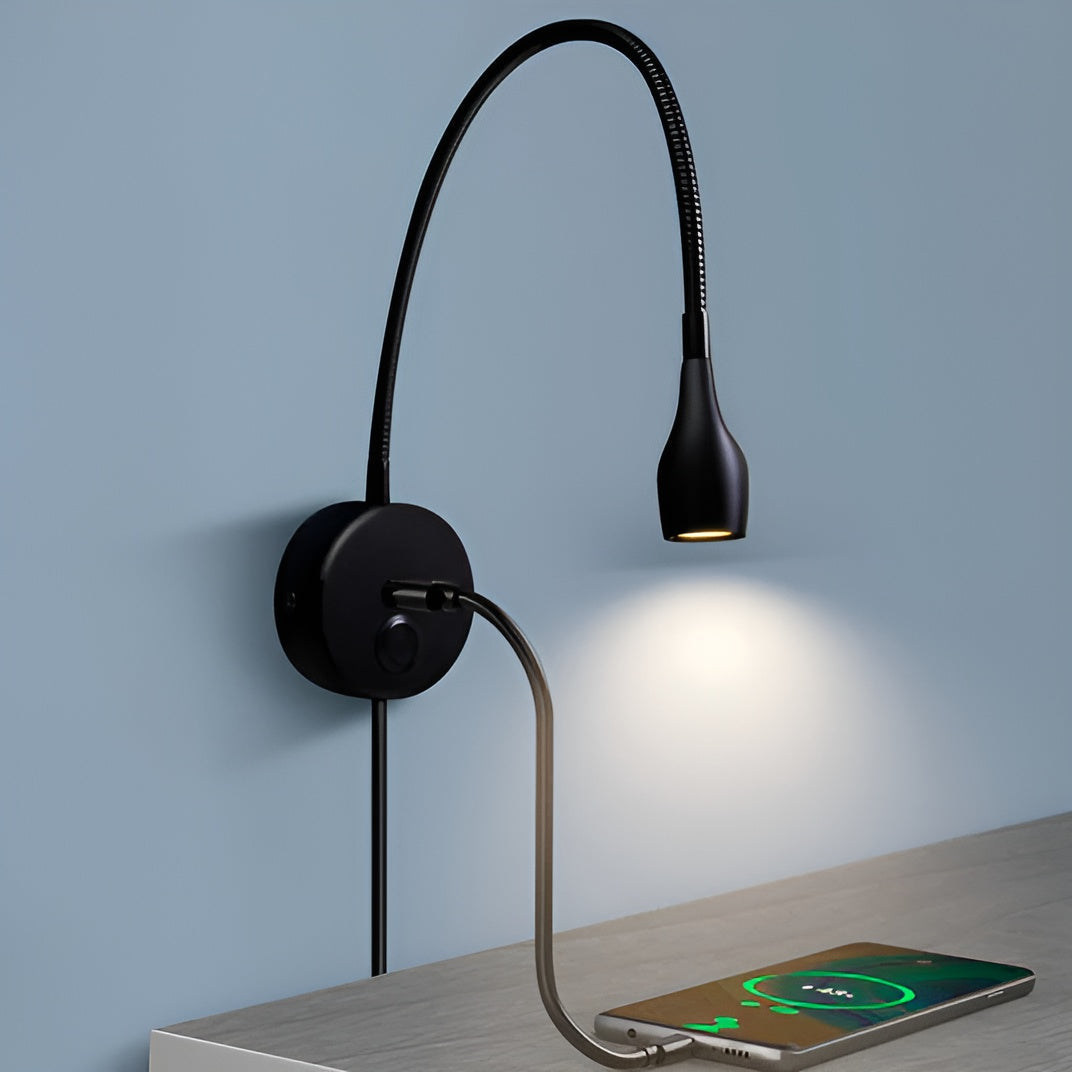 Applique GlowShift avec chargeur USB - éclairage d'ambiance ajustable