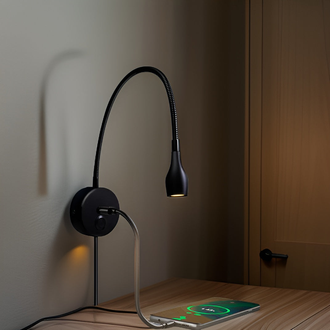 Applique GlowShift avec chargeur USB - éclairage d'ambiance ajustable