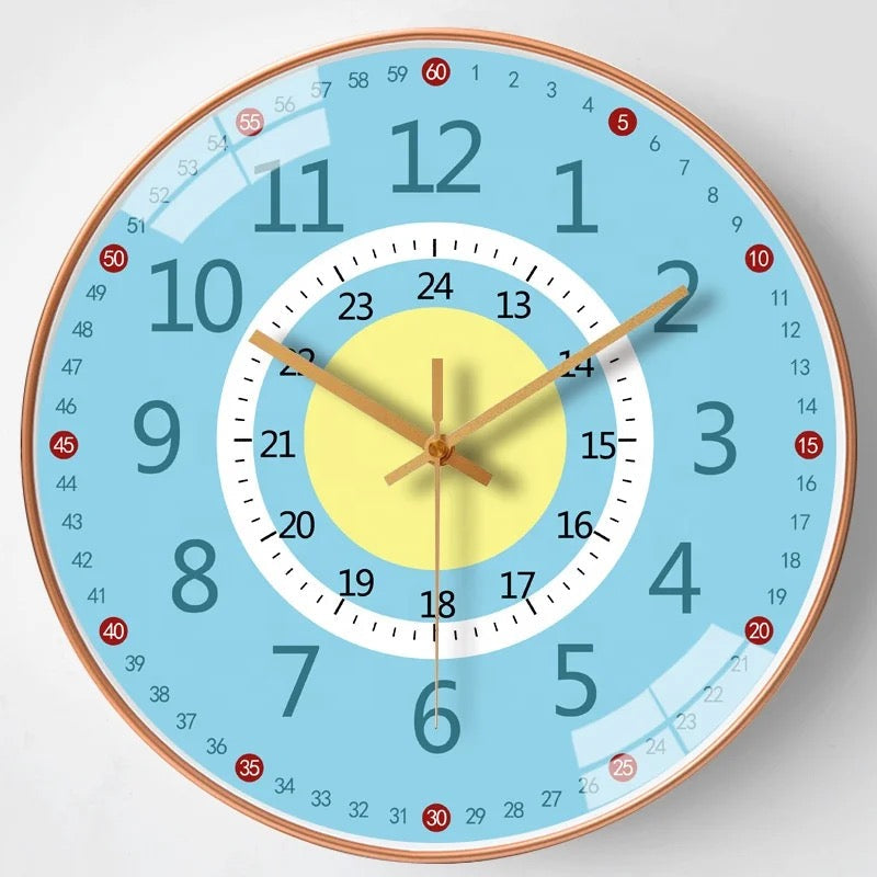 Timello - Horloge murale pour enfants