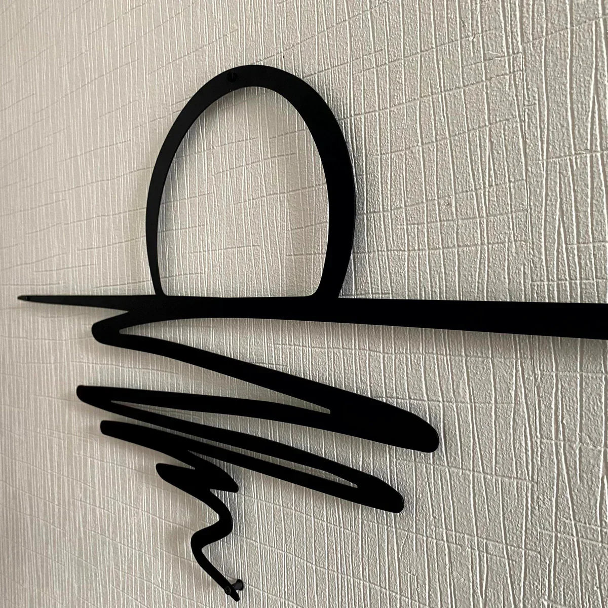 CurlMist - Art mural moderne minimaliste