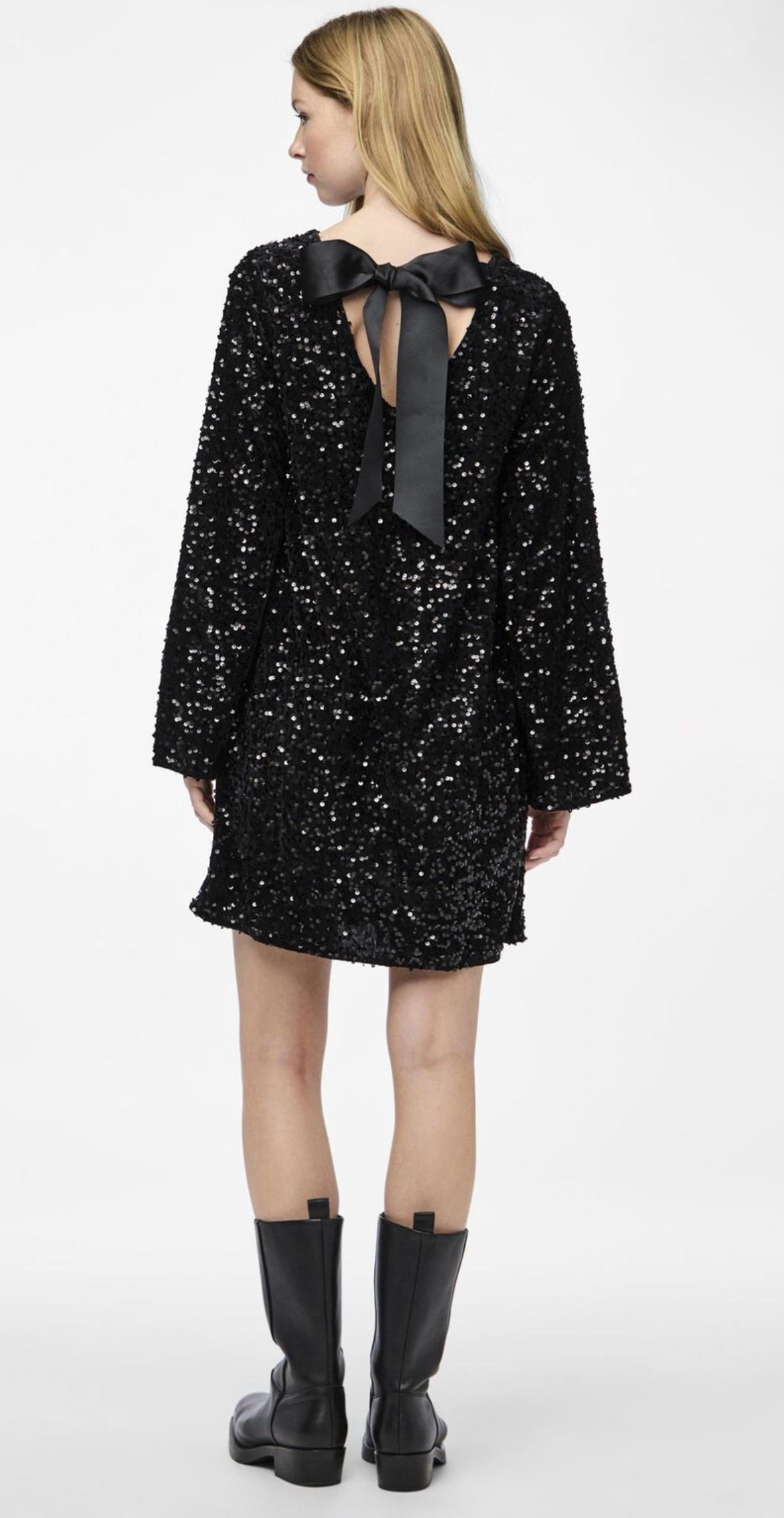 Robe pailletée Frida avec un twist bande