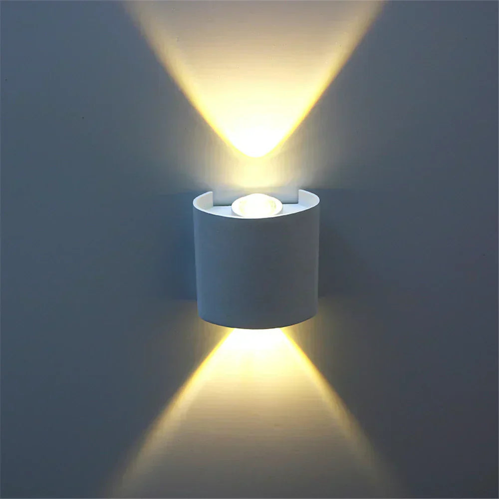 LumiRise – Appliques murales cylindriques modernes à lumière directe et indirecte