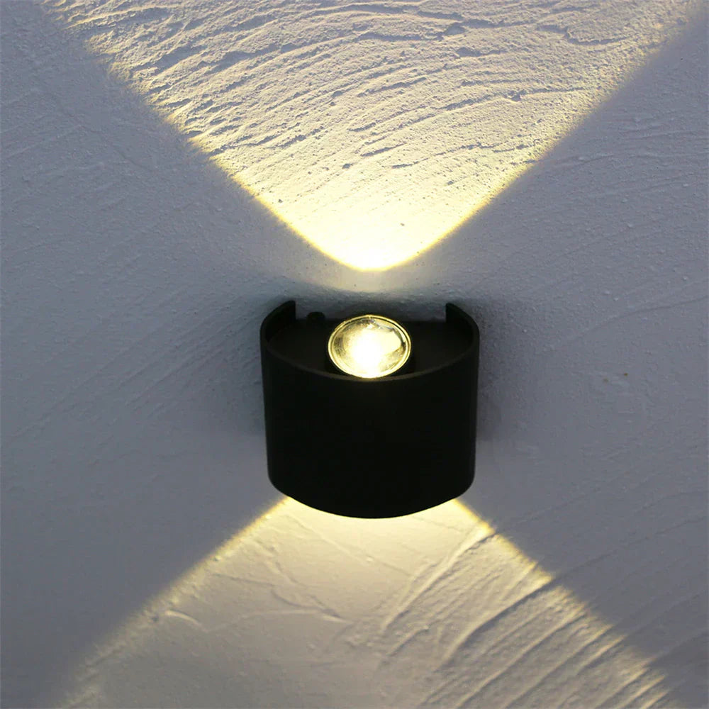 LumiRise – Appliques murales cylindriques modernes à lumière directe et indirecte