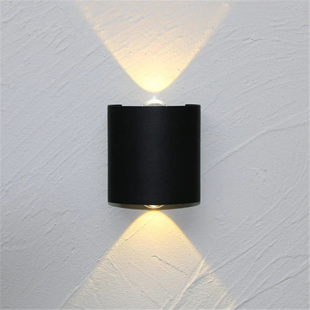 LumiRise – Appliques murales cylindriques modernes à lumière directe et indirecte