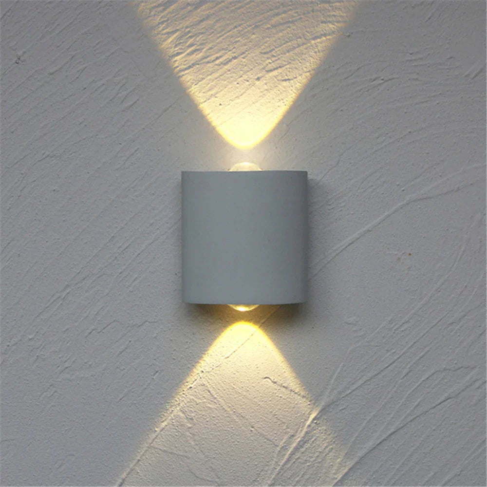 LumiRise – Appliques murales cylindriques modernes à lumière directe et indirecte