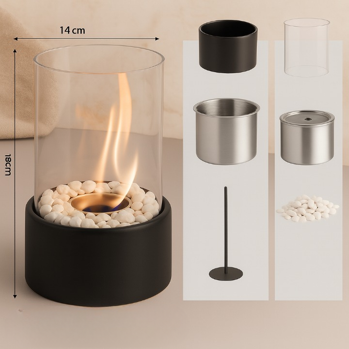 Ignora | Lampe de table à flammes modernes