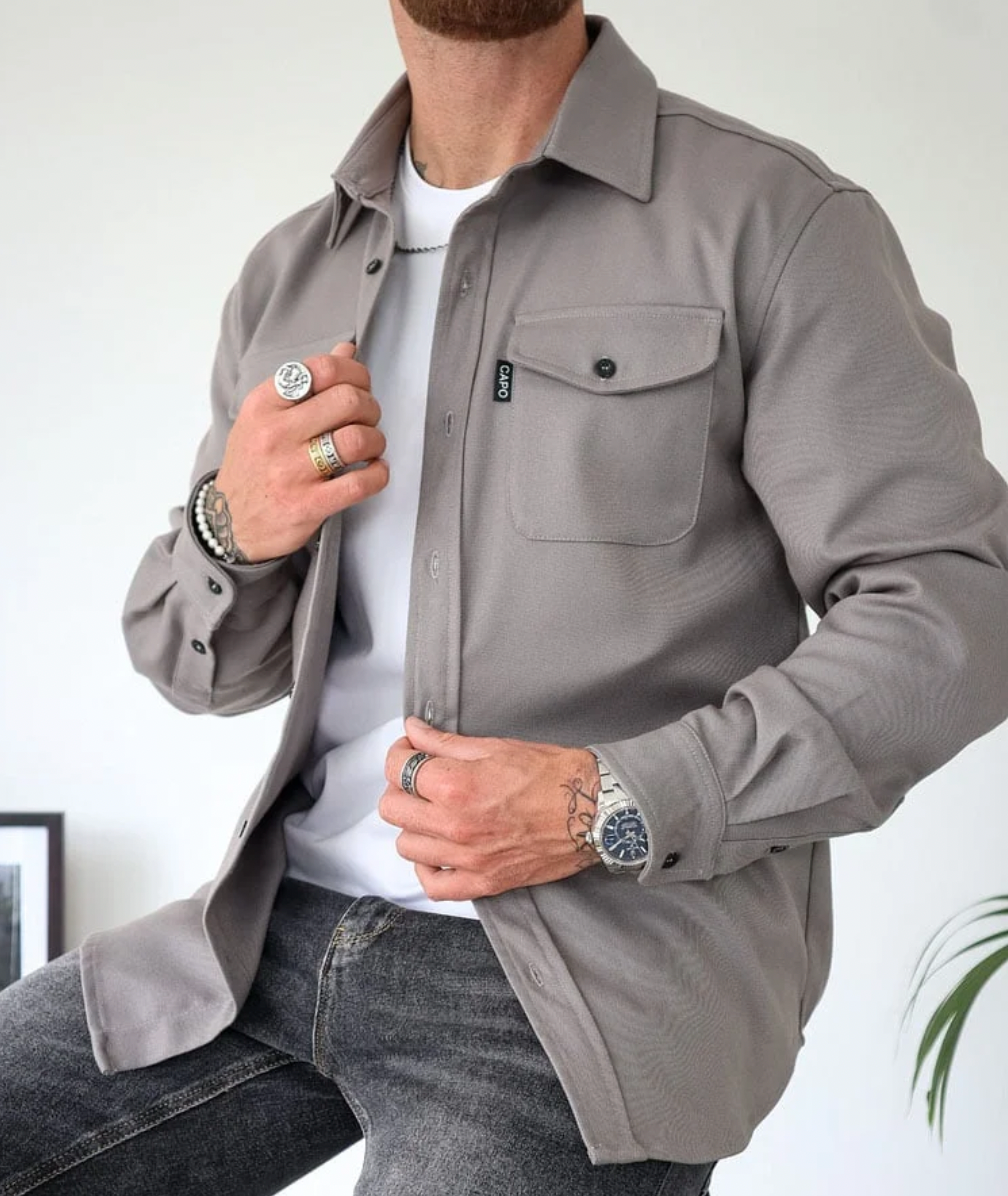 Sebastian - Veste classique à boutons pour homme