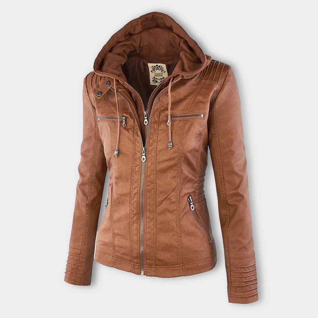 Veste imperméable pour femmes avec capuche