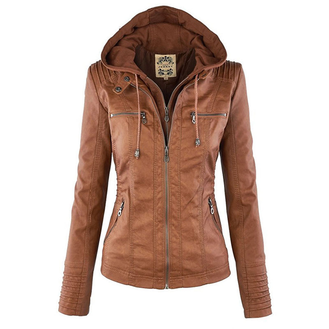 Veste imperméable pour femmes avec capuche