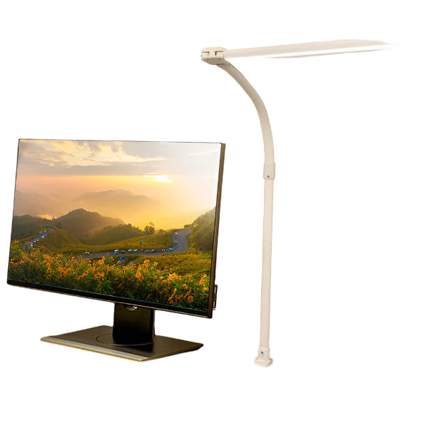 FlexiGlow - Lampe de bureau LED à double tête