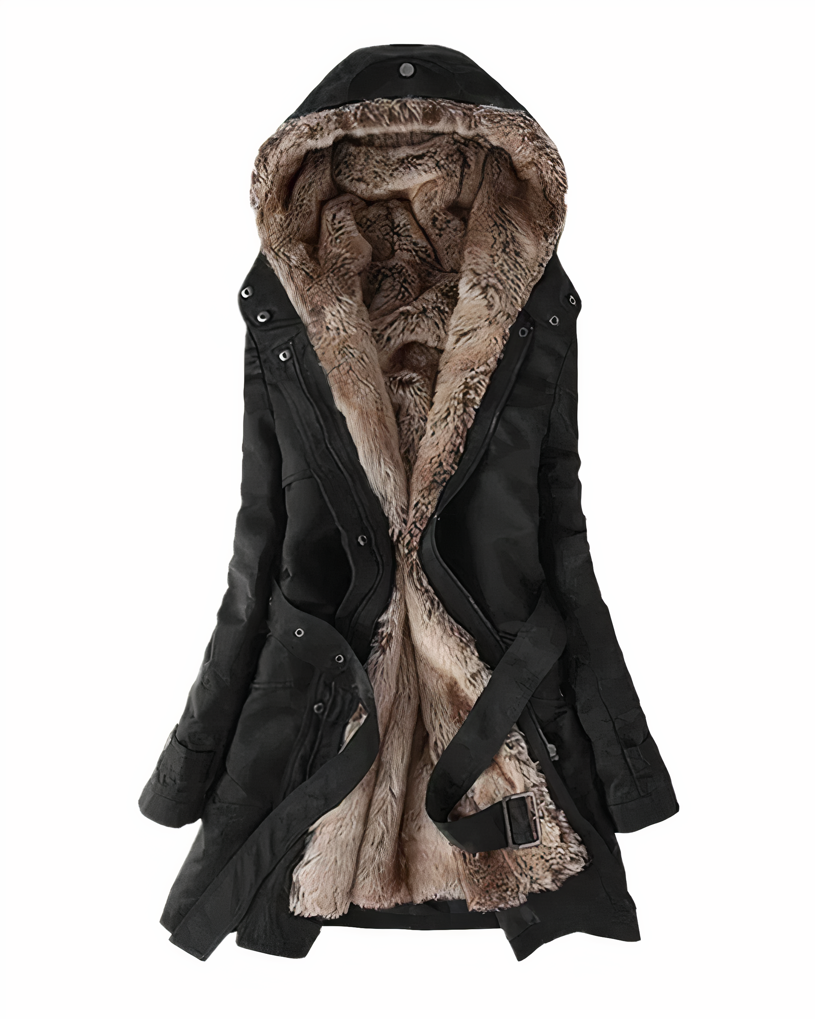 Parka douillette avec fourrure Emma