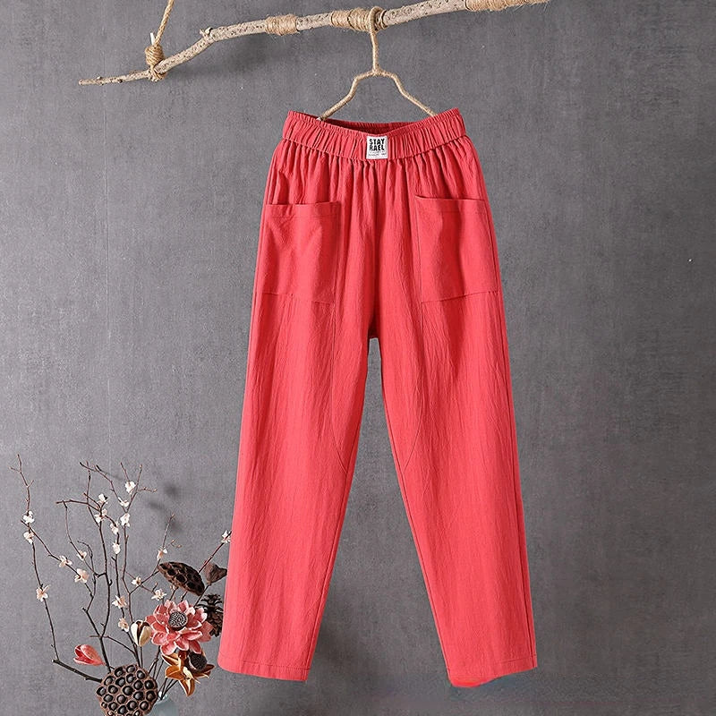 Lou - Pantalon droit confortable au quotidien