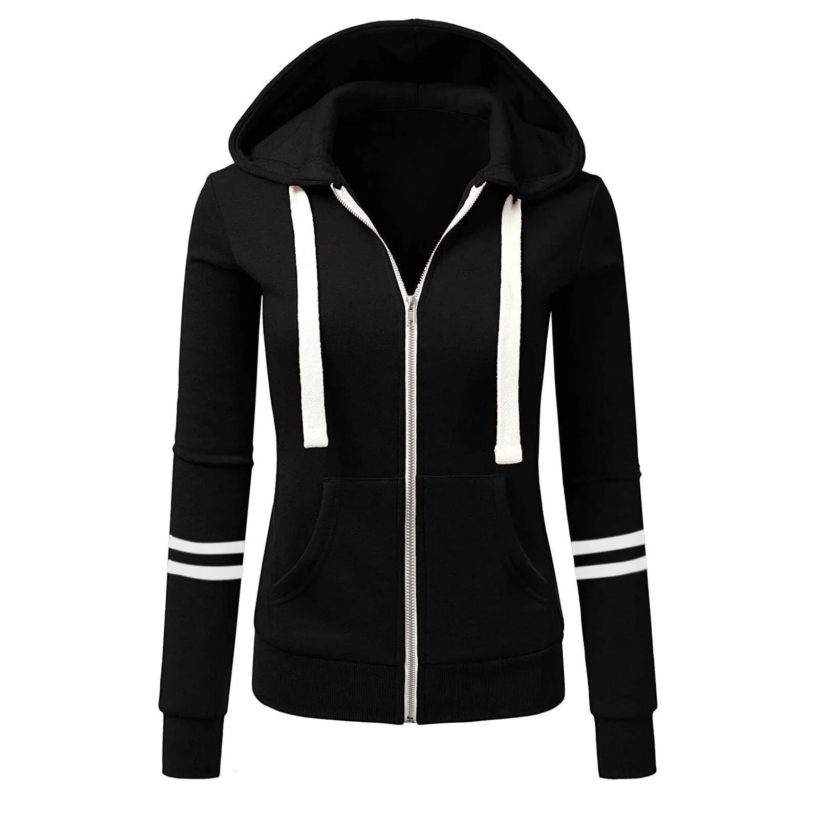 Laura - Veste à capuche pour femmes avec fermeture éclair et poches
