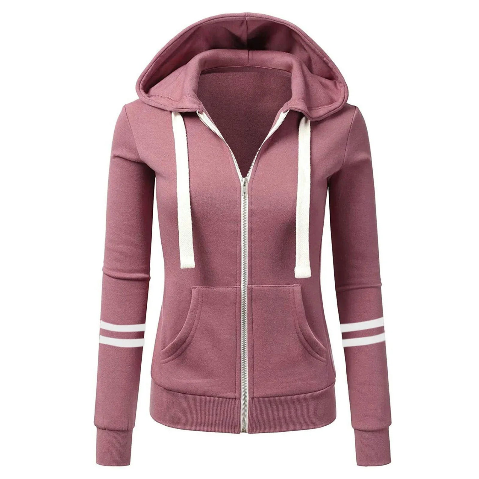 Laura - Veste à capuche pour femmes avec fermeture éclair et poches