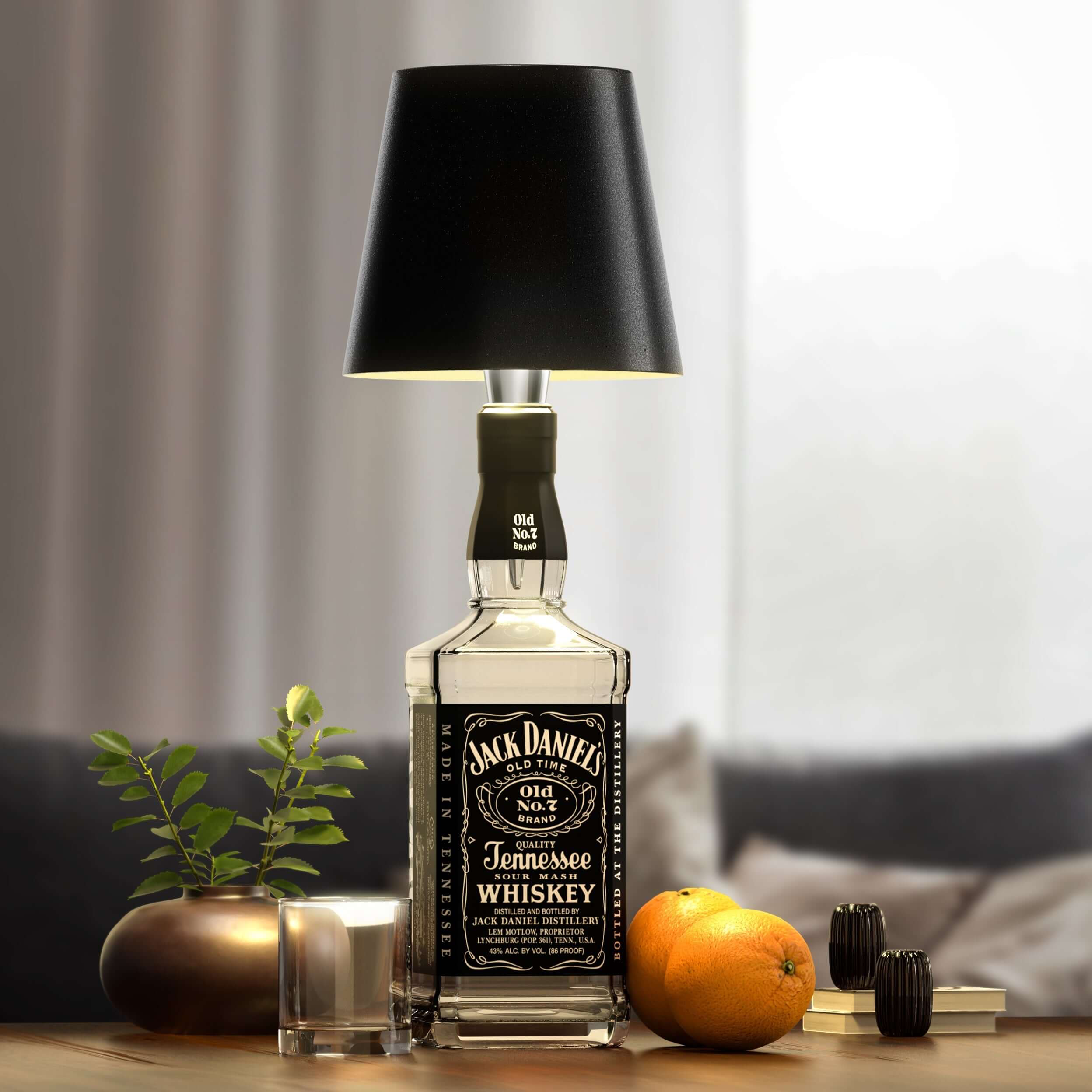 LumiFlaske Élégante Lampe LED en Bouteille pour Décoration Durable