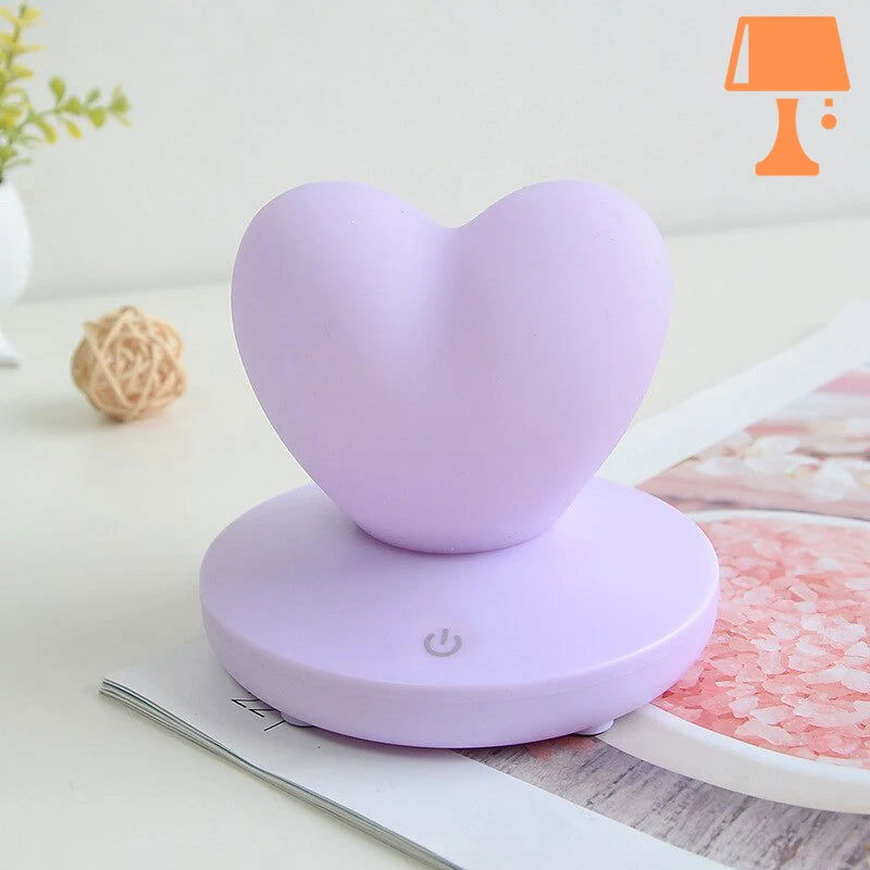 HeartfeltGlow – Veilleuse douillette en forme de cœur