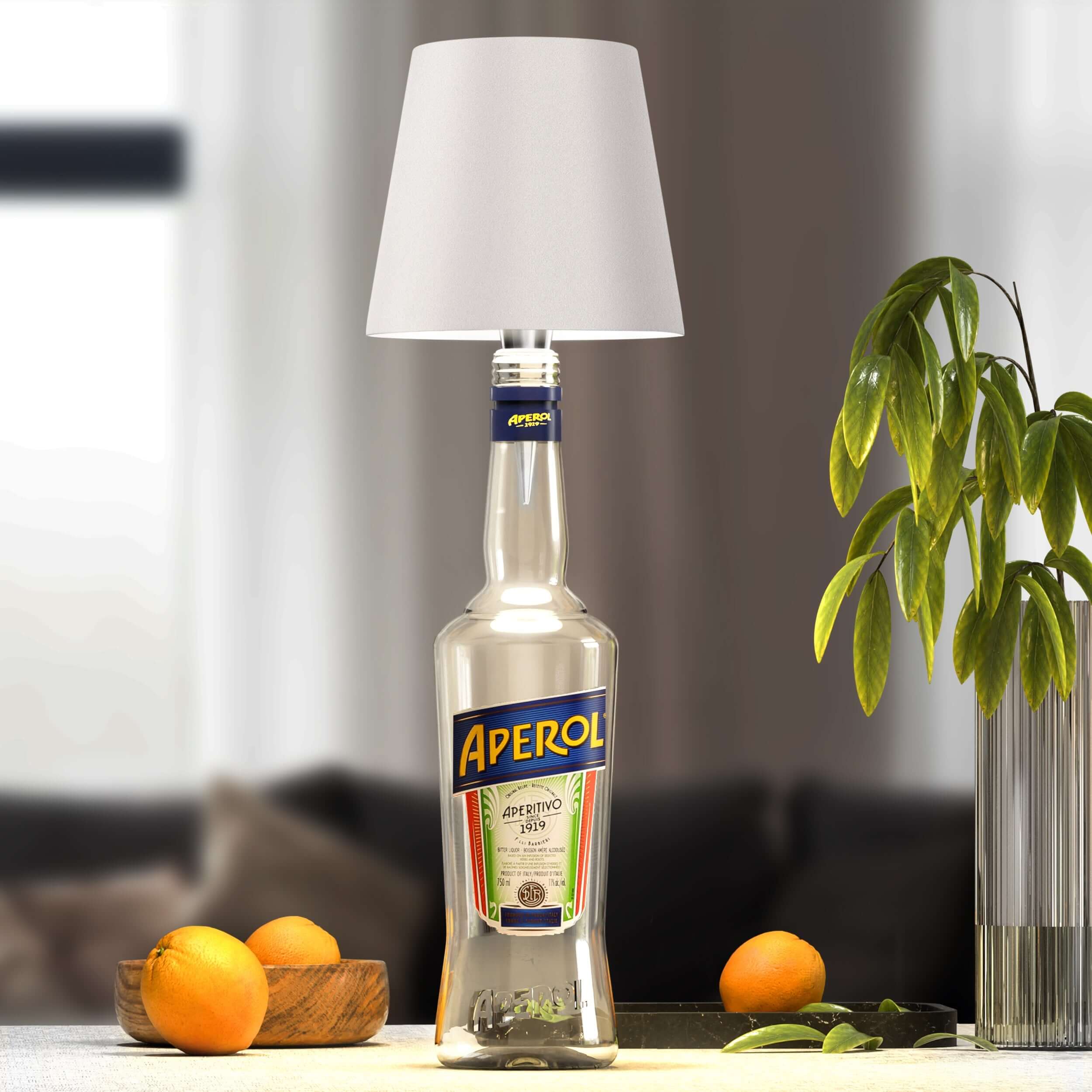 LumiFlaske Élégante Lampe LED en Bouteille pour Décoration Durable
