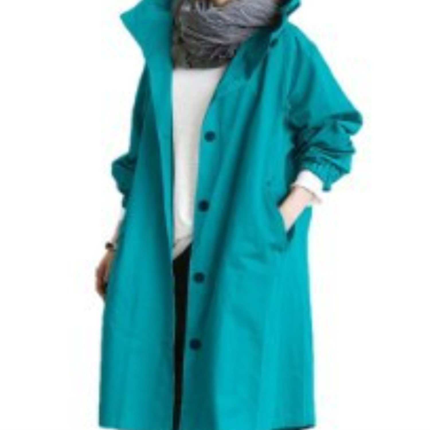 CELINE | Manteau trench en cuir doté d'une capuche – Élégant et pratique