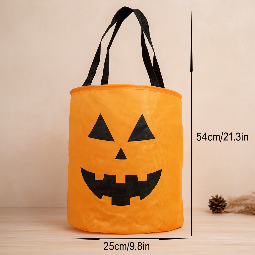 Lanora | Ensemble de sacs à Halloween en forme de citrouille avec citrouilles lumineuses