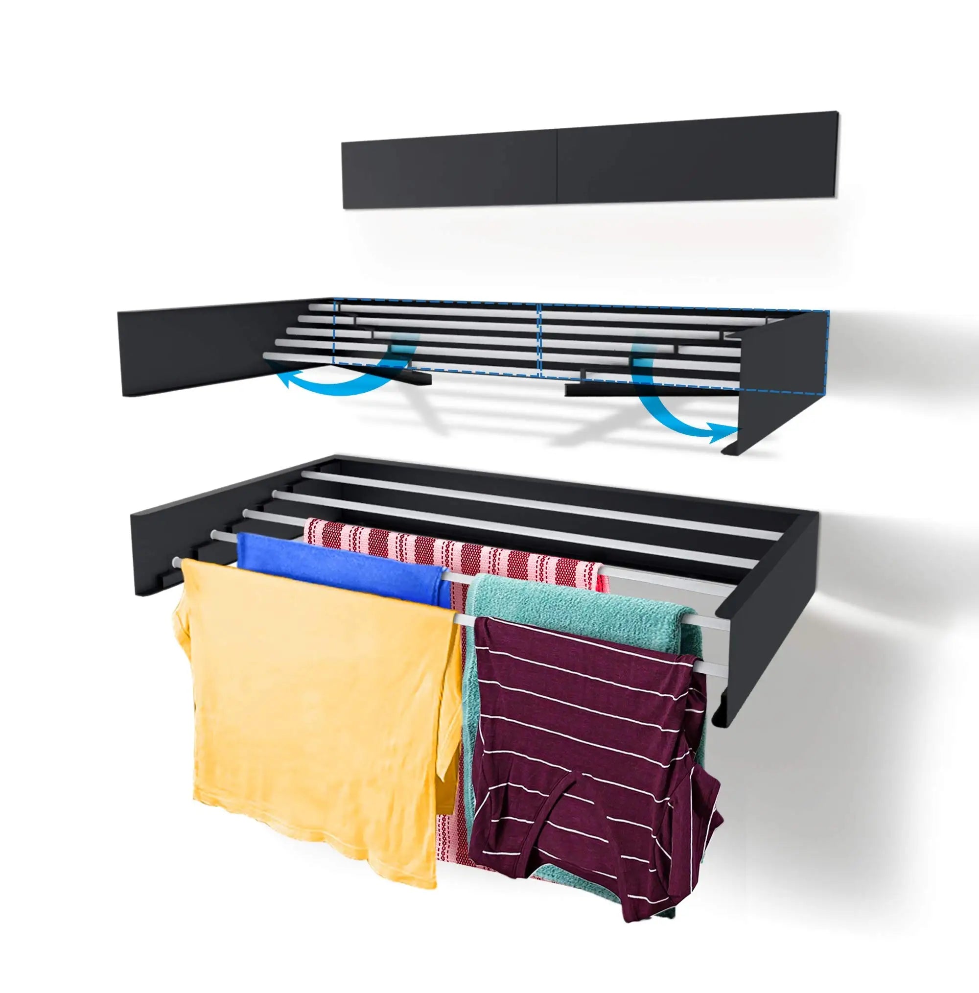 Séchoir pliable EcoDry – sèche-linge compact pour intérieur et extérieur