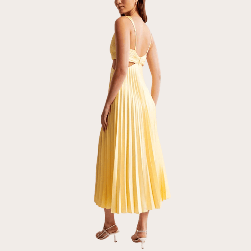 Isadora - Robe Longue Plissée