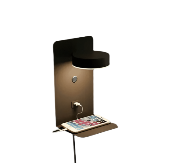Applique HaloRest – Éclairage de lit scandinave avec une lueur chaleureuse