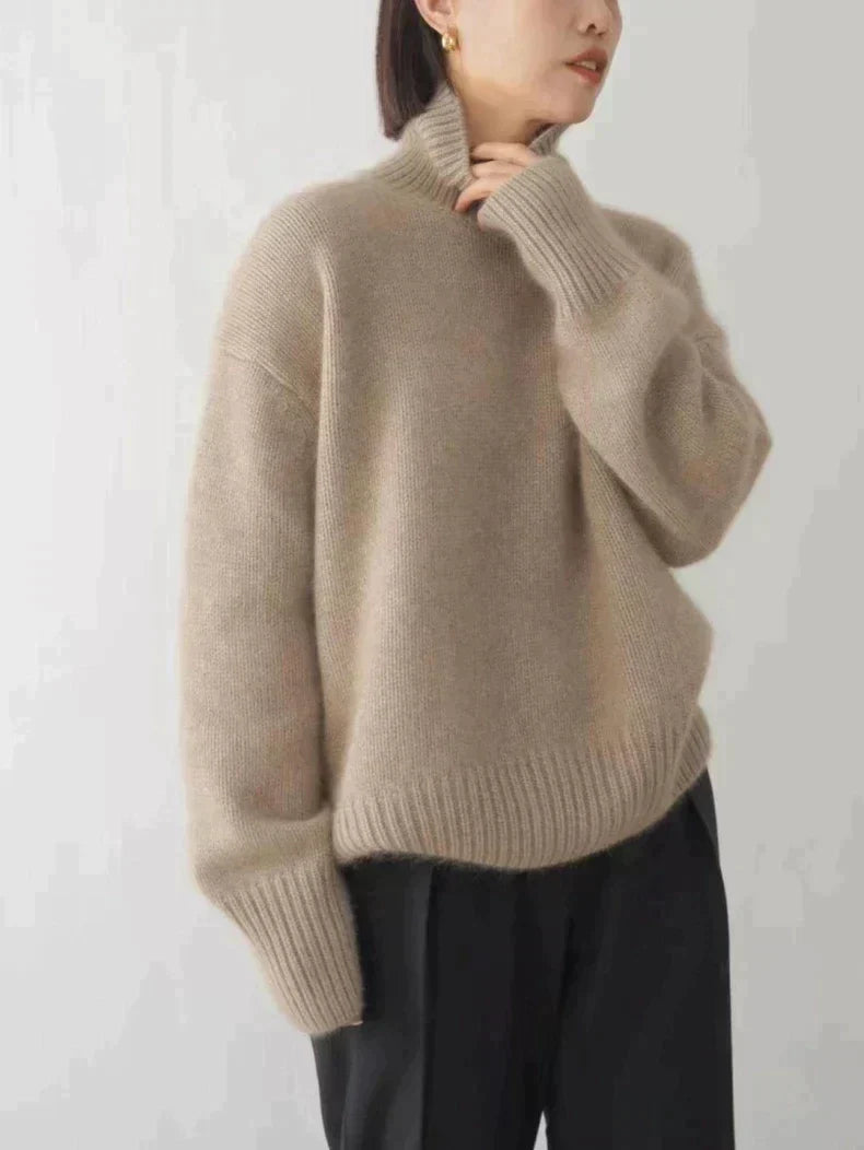 Luna - Pull en Laine à Col Roulé