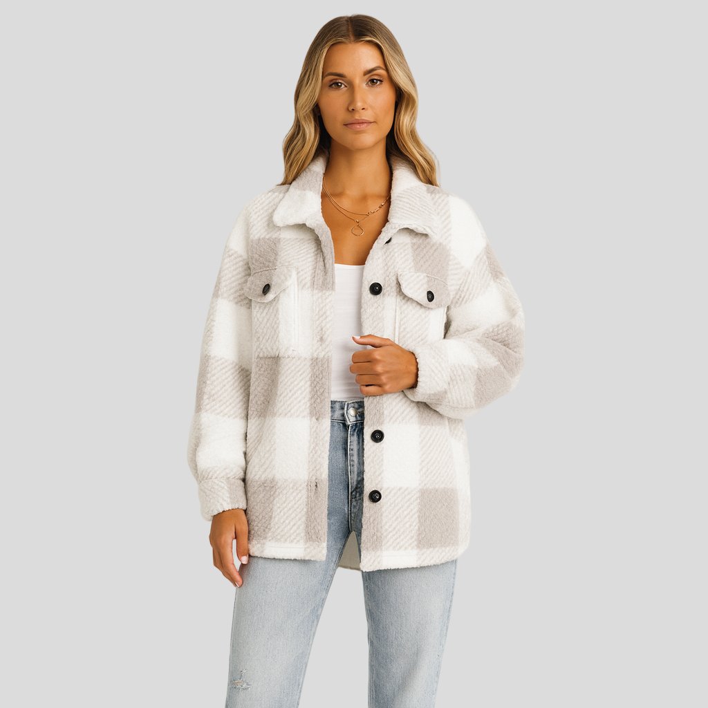 Lorren | Veste à motif avec braguette pour automne et hiver